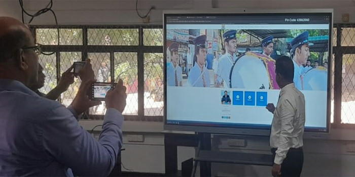 The Launching Ceremony of the School’s Official Website.